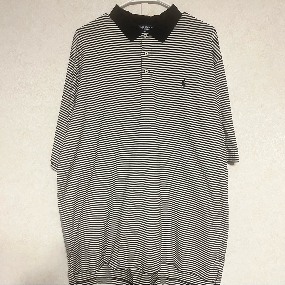 Ralph Lauren Black‎ and White Polo Golf Shirt